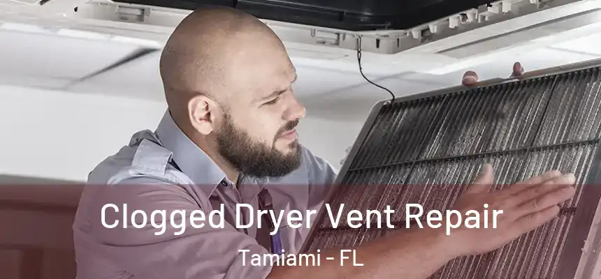 Clogged Dryer Vent Repair Tamiami - FL